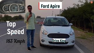 Ford Aspire Top Speed  Expressway [upl. by Tan]