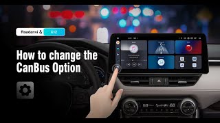 How to change the CanBus Option on Roadanvi HSX12 Series [upl. by Aizat207]