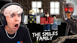 3AM at The Smiles Family House  ROBLOX NIGHT WATCH [upl. by Mharba433]