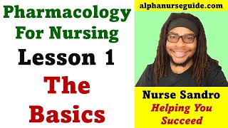 Pharmacology For Nursing Students  Lesson 1 Introduction to Pharmacology  Pharmacology Chapter 1 [upl. by Nimajeb]