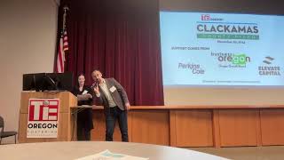 Clackamas County Pitch Competition  Winning Announcement [upl. by Inge]