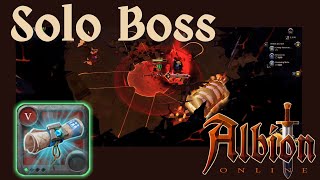 Solo Boss Group Dungeon t51  Yellow Zone  Albion Online [upl. by Ungley]