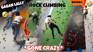 Gagan Lally Shocked Worlds Hardest indoor Climbing 😱 GONE SCARY 🥶 Full Adventure [upl. by Ahsitul]