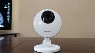 Samsung SmartCam HD Pro Review  SNH6410BN [upl. by Ennayr]