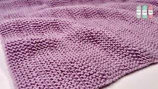 How to Knit the quotDaisyquot Baby Blanket [upl. by Perot]