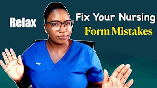 How to Rectify Nursing Form Errors [upl. by Brandes981]