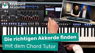 So findest Du die richtigen Akkorde mit dem Chord Tutor  Genos 12 amp PSRSX [upl. by Sharon476]