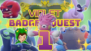 Shiny Path of Legends Badge Quest ✨ Pokémon Violet SBQ Playthrough Episode 1 [upl. by Stormy]