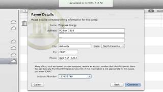 Online Bill Pay in Banktivity 5 formerly called iBank [upl. by Anikas]