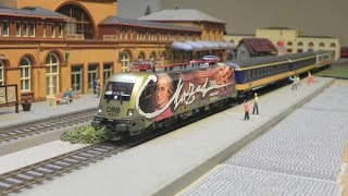 Roco Ho Dcc Model Train Layout Update 21 OBB 1116 Mozart SOUND [upl. by Wernsman]