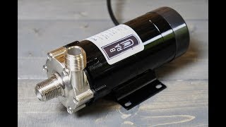 Beer Brew Wort Pump Comparison  Chugger vs Bräu Supply [upl. by Marge]