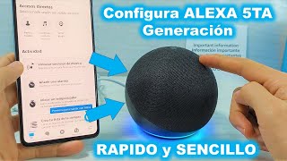 Como CONFIGURAR ALEXA Echo Dot 5 Generacion [upl. by Borden]