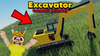 Excavator System Roblox UNCOPYLOCKED [upl. by Stephen963]