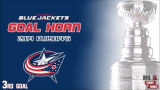 Columbus Blue Jackets 2014 Playoff Goal Horns ᴴᴰ [upl. by Earized]