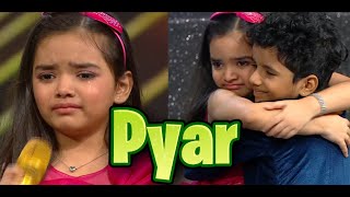 Avirbhav and pihu emotional moments  Superstar singer season 3 Finale [upl. by Aidnahs]