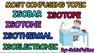 IsotopeIsobarIsoelectronic IsothermalAtomElectron Atomic StructureWBBSEClass10PhysicalScience [upl. by Donielle]