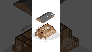 Axonometric View Animation aftereffects photoshop architectureillustration housedesign axono [upl. by Ajnek]