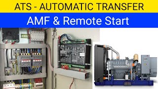 Diesel Generator Auto start amp Stop wiring explain  auto main failure remote start wiring urdu hindi [upl. by Ellehcrad154]