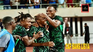 CAF Sanctions LIBYA over Harsh Treatment to NIGERIA Super Eagles africanfootball supereagles caf [upl. by Haskell860]