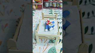 Icecream stick se bed bnae doraemon youtubeshort kidseasycraft [upl. by Aruabea]