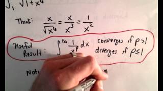 Direct Comparison Test for  Improper  Integrals [upl. by Scevour70]