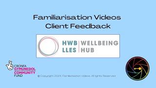 Client Feedback  Hwb Lles Wrecsam  Wrexham Wellbeing Hub [upl. by Letniuq512]