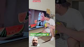 Yammy Watermelon 🍉😂 funny short 😂funny boxtoxtv trending comedy shorts [upl. by Geer]