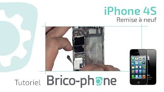 Tutoriel iPhone 4S  remise a neuf complet  démontage  remontage [upl. by Bodrogi]