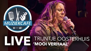 Trijntje Oosterhuis  Mooi Verhaal live bij Muziekcafé [upl. by Bradeord96]