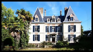 A Gracious 19th Century Renovated Chateau Aquitaine France [upl. by Row]