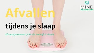 Afvallen met hypnose en slaap meditatie  affirmaties voor afvallen  positief zelfbeeld creëren [upl. by Arrais]