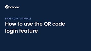 How to log in to your Epos Now system via a QR code [upl. by Akamahs260]