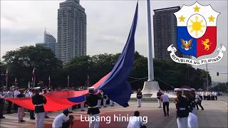 National Anthem of Philippines  Lupang Hinirang [upl. by Cirenoj]