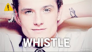 Josh Hutcherson Whistle Edit Sound Variations in 60 seconds [upl. by Acinat]