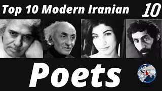 Top 10 Modern Iranian Poets [upl. by Akcirahs749]