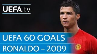 Cristiano Ronaldo v Porto 2009 60 Great UEFA Goals [upl. by Deery585]