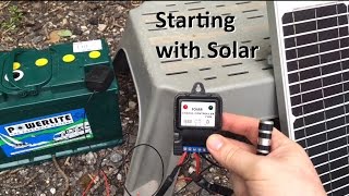 Starting with Solar amp Maintaining your Caravan Battery in Storage  12v Solar Shed [upl. by Annoved]