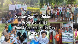 World Cerebral Palsy Awareness Day 2024 With special childrens  Outdoor Group activities [upl. by Niarb]