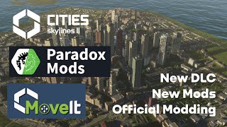 Official Mods for Cities Skylines 2 are here  Move It  Beach Properties DLC [upl. by Euqinomad909]