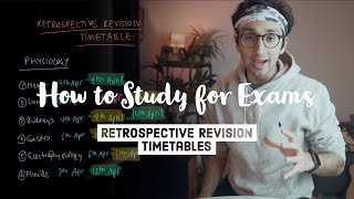 How to study for exams  The Retrospective Revision Timetable [upl. by Gaby]