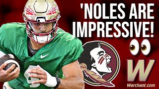 Noles are IMPRESSIVE  FSU Spring Football Breakdown  Jeff Cameron Show  Warchant TV FSU [upl. by Ayna]