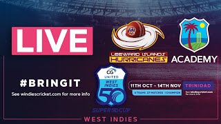 🔴 LIVE Leeward Islands v West Indies Academy  CG United Super50 2023 [upl. by Gothart847]