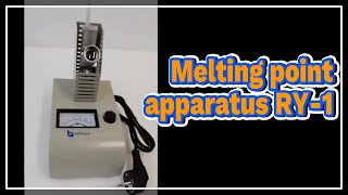 Melting point apparatus RY1  LABOAO [upl. by Sanborn]