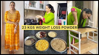 MY 23KGS WEIGHT LOSS  HOME MADE WEIGHT LOSS POWDER PREPARATION [upl. by Goar]