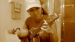 First Time Ever I Saw Your Face Roberta Flack Ukulele Cover by V [upl. by Melena]