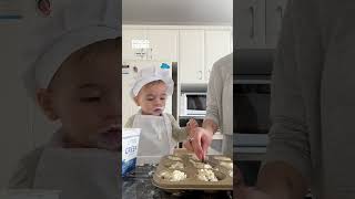 Adorable little chef takes over the kitchen 🥹🧑‍🍳 🎥 BViral [upl. by Hillinck616]