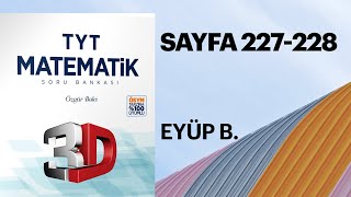 3D TYT MATEMATİK BÖLÜM 3 TEST 1FONKSİYONLAR [upl. by Alel]