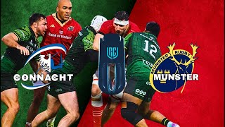 CONNACHT vs MUNSTER  FULL MATCH  Round 9  URC 202324 [upl. by Allred434]