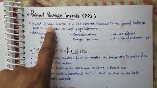 Patient Package InsertPPI  Community pharmacy amp Managment  D Pharma 2 ppi dpharma [upl. by Alimhaj536]