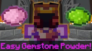 How to get Gemstone and Mithril Powder FAST  Hypixel Skyblock [upl. by Brewer]